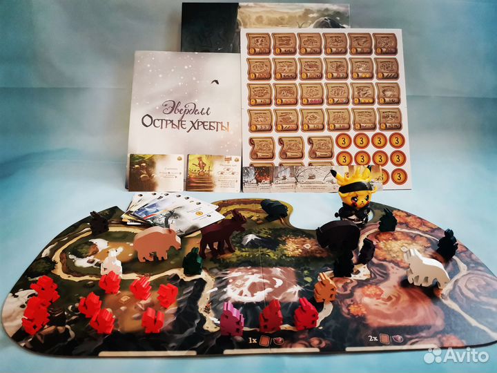 Настольная игра Эверделл. Острые хребты. Дополнени