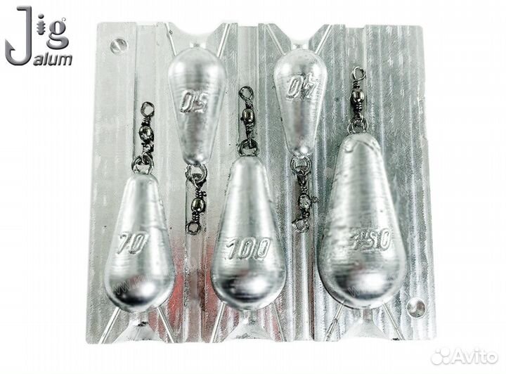 Форма для литья грузил 