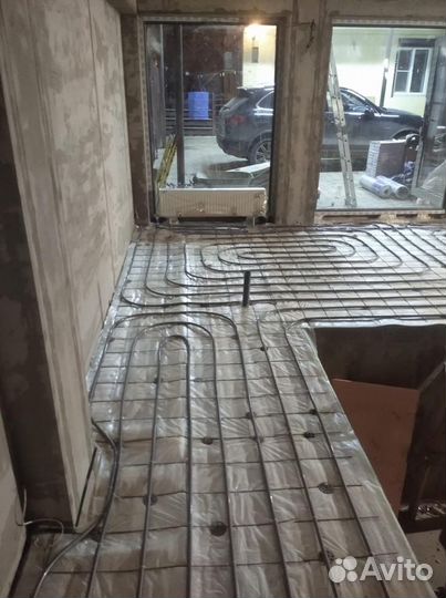 Монтаж отопления, установка теплых полов