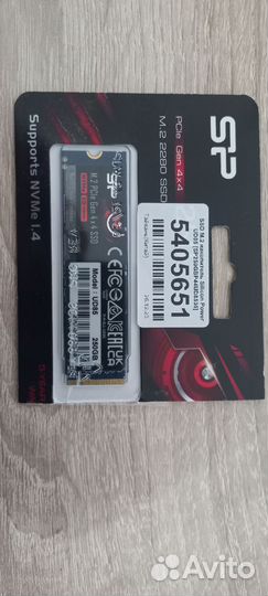 Ssd m2 silicon power, 250 gb