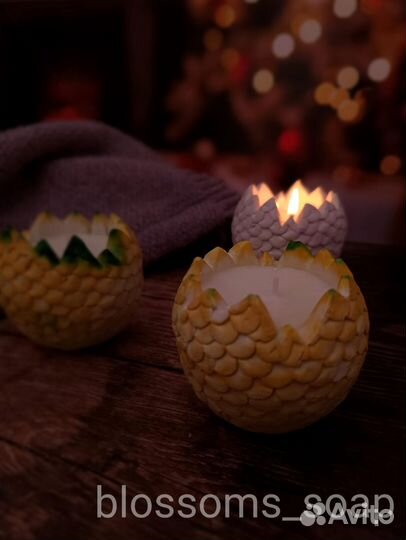 Свечи, подарок на новый год