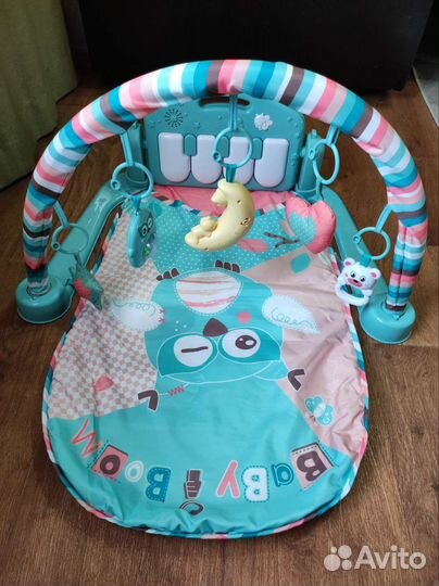 Развивающий коврик baby go с пианино