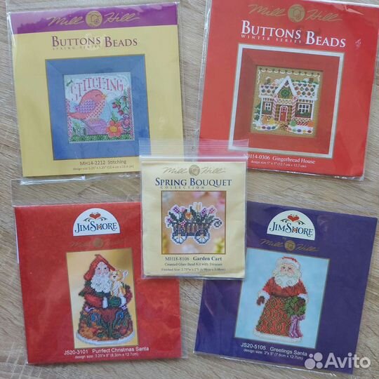 Остатки от набора для вышивания Mill Hill