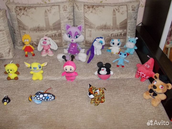 Разные мягкие игрушки большой выбор