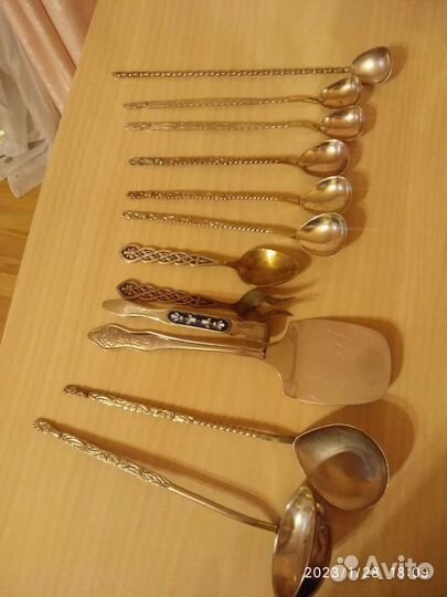 Столовые приборы мельхиор СССР