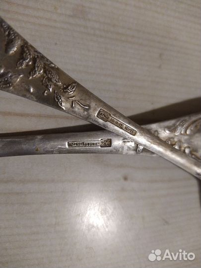 Мельхиор. Посеребренные ложки,вилки
