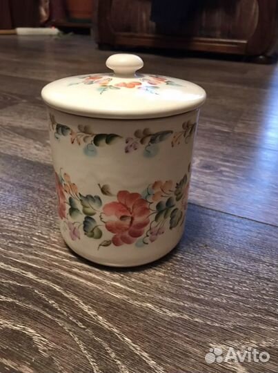 Банка,Тарелка,Подсвечник ручная работа