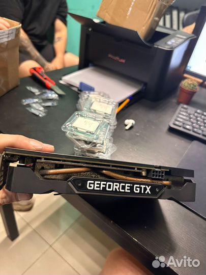 Видеокарта nvidia geforce GTX palit 1660 super 6gb