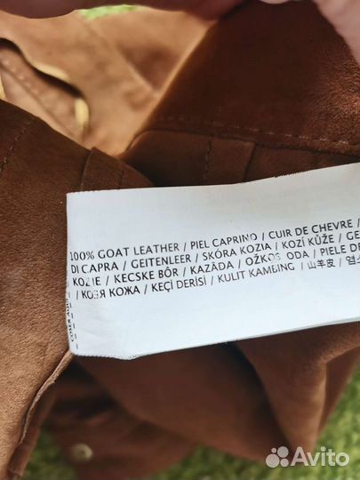 Замшевые шорты Mango натуральная замша