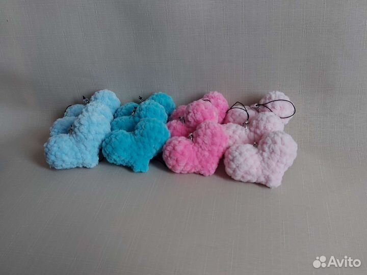 Валентинки, сердечки брелок