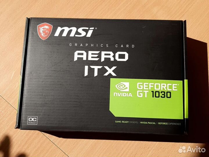 Видеокарта MSI GeForce GT 1030 aero ITX OC