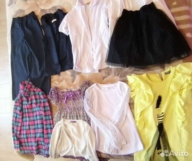 Вещи пакетом на девочку 146-152