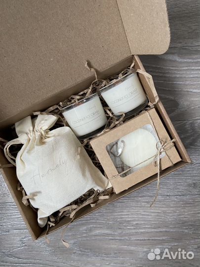 Подарочный набор / соевые свечи