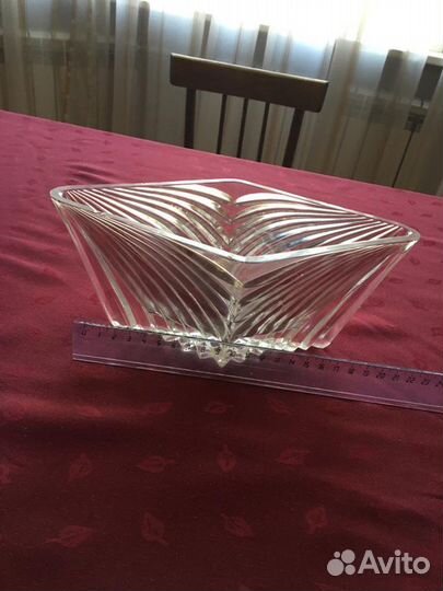 Хрусталь СССР блюдо рюмки
