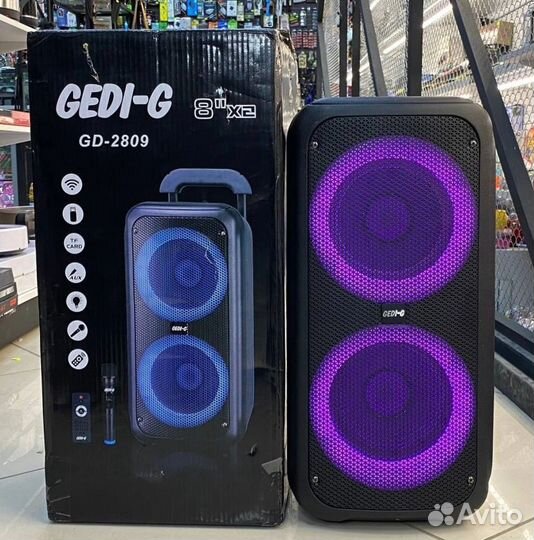 Портативная акустика Gedi Technology с караоке
