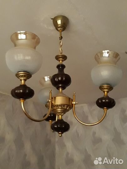 Люстра потолочная бу