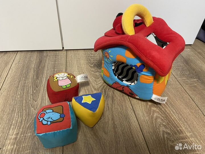 Развивающие игрушки мягкий домик kelly’s
