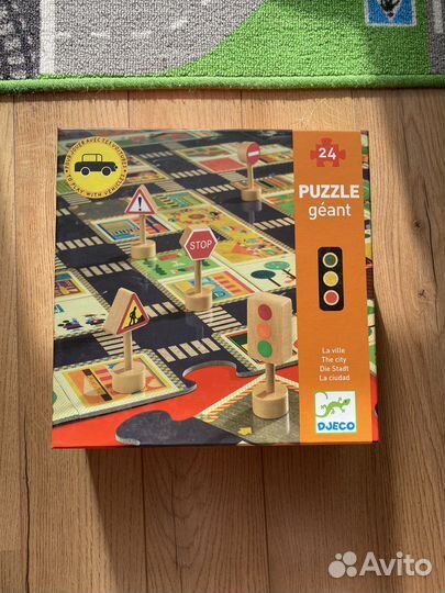 Djeco пазл дорога гигант