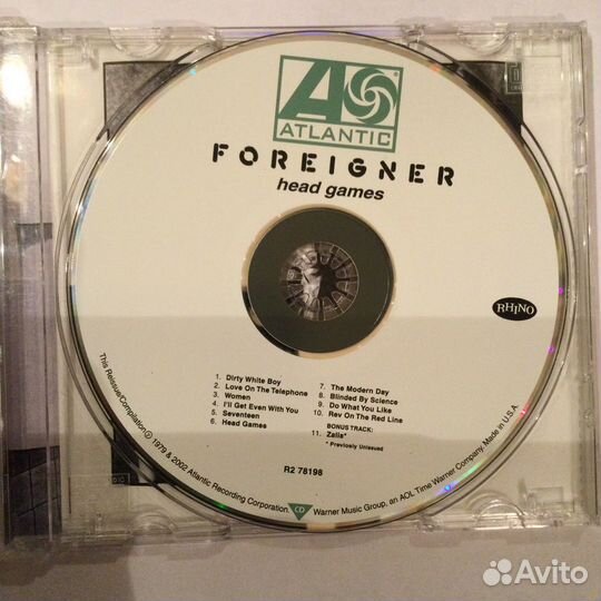 Cd Foreigner/Head Games,US,2002