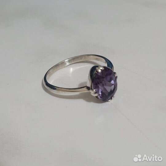 Серебряное кольцо с Александритом СССР