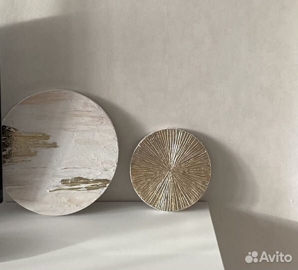 Интерьерная Картина ручная работа золото