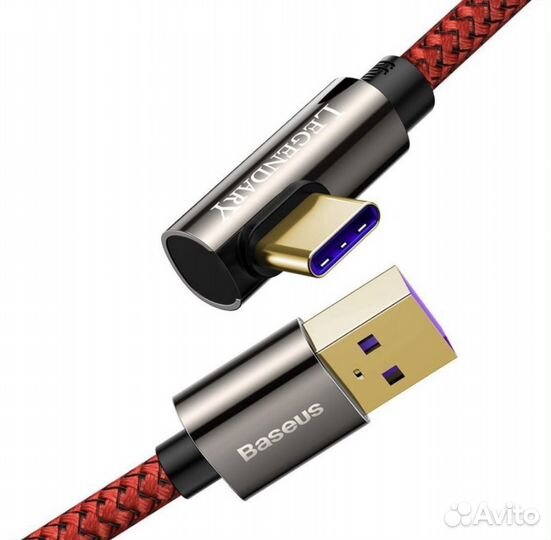 Угловой кабель Baseus Legend Series Type-C 66W 2m