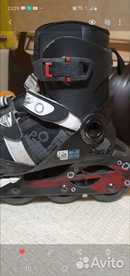 Роликовые коньки Размер 30-32