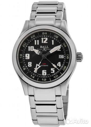 Ball Engineer Navigator GMT Blue Dial Steel Men's