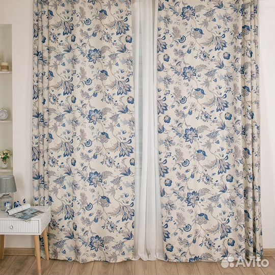 Комплект Шторы + тюль Ирем 480x270 вуаль 300x270