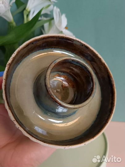 Подсвечник для столовой свечи. Ручная работа