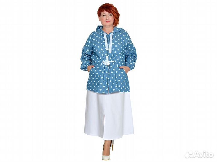 Юбка Р.70 джинсовая белая