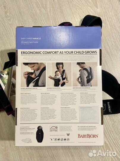 Рюкзак-кенгуру BabyBjorn Miracle