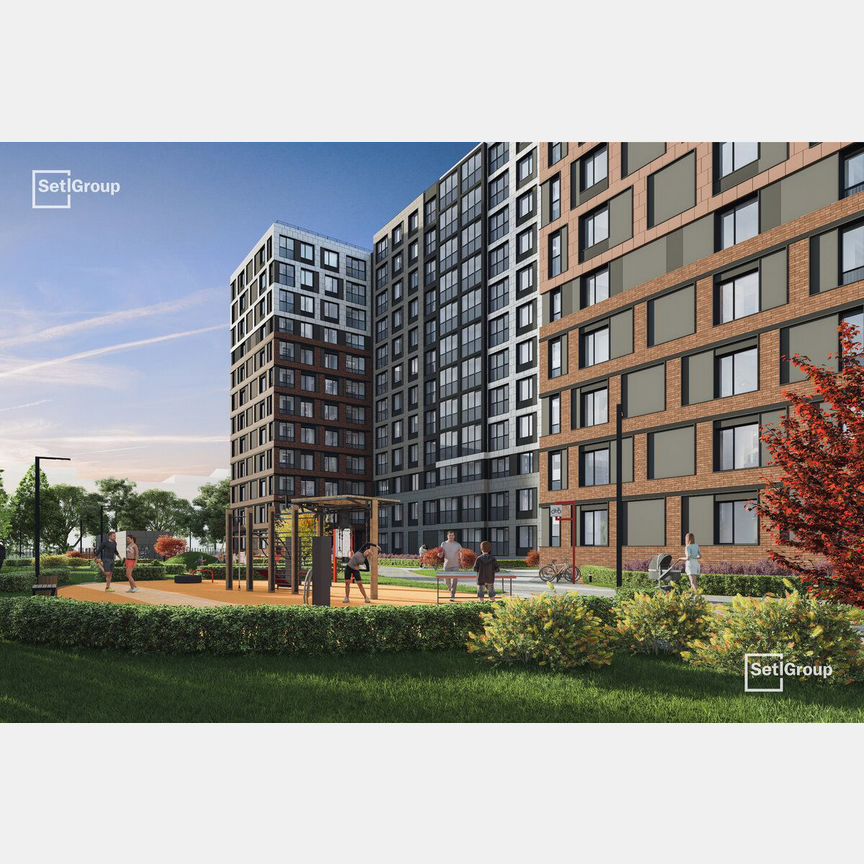 2-к. квартира, 51,7 м², 1/12 эт.