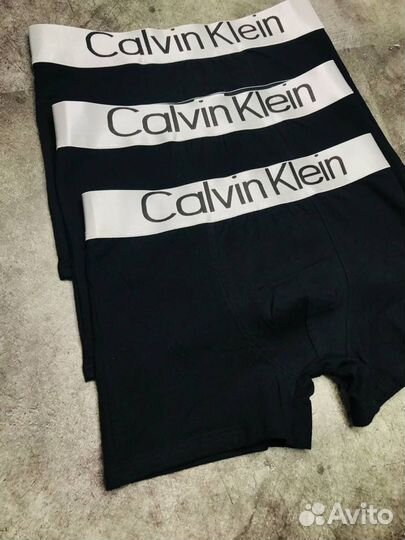 Трусы мужские черные Calvin klein 23 февраля