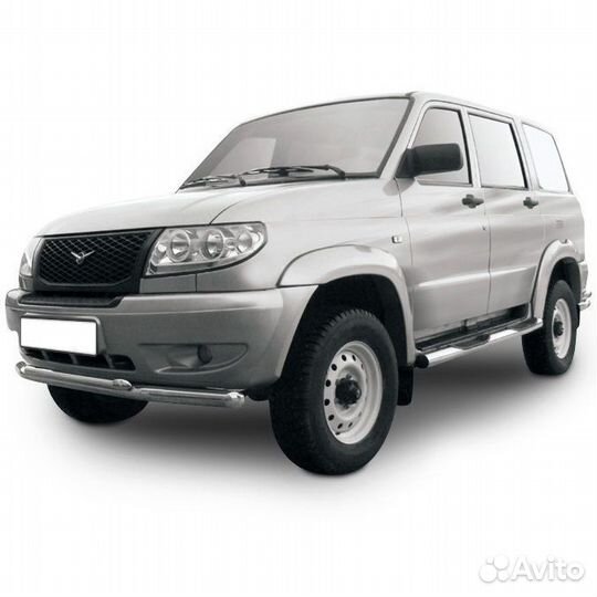 Защита переднего бампера UAZ patriot