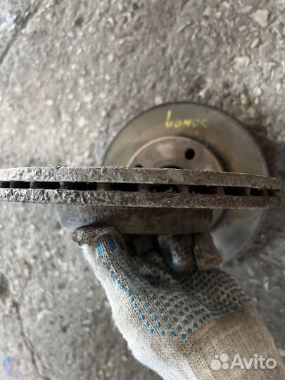 Диск тормозной передний Chevrolet Lanos