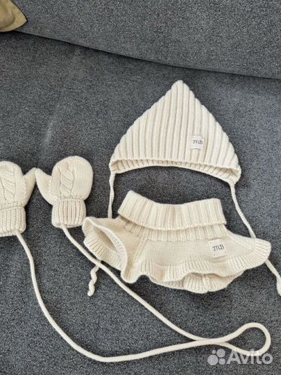 Mimibaby шапка снуд варежки