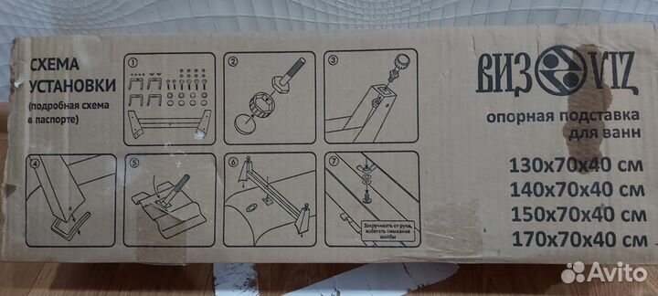 Ножки для ванны