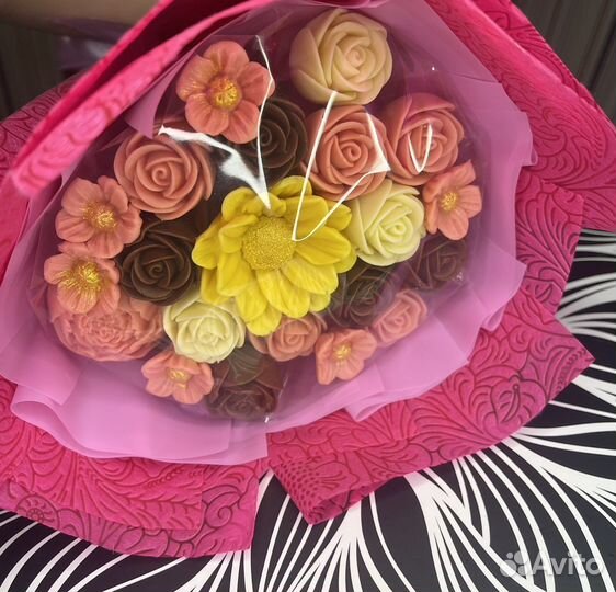 Шоколадные цветы