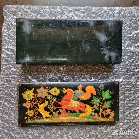 Шкатулка Палех СССР, 1981 год