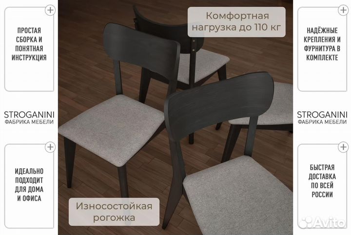 Обеденный стул из дерева – комфорт и долговечность