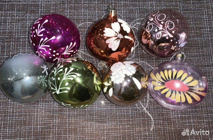 Ёлочная игрушка ссср. Шары