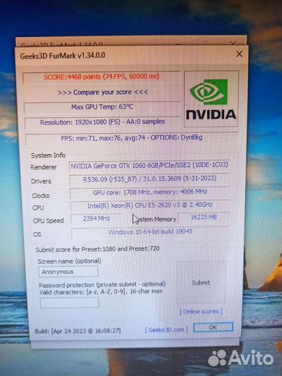 Видеокарта gtx 1060 6gb asus