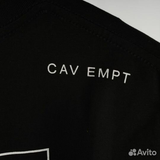 Cav empt футболка черная