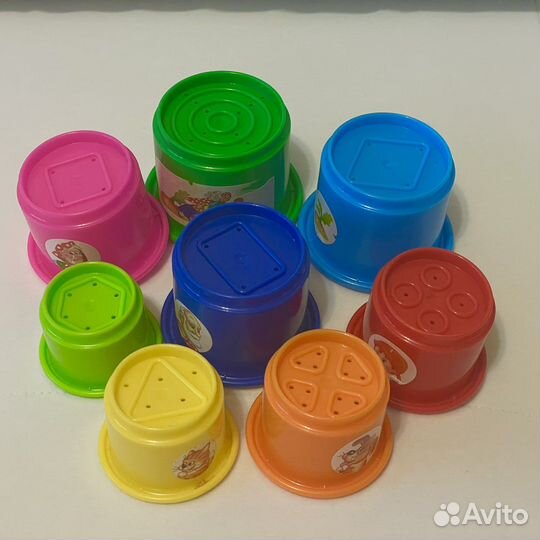 Пирамидка 14 предметов и фигуры