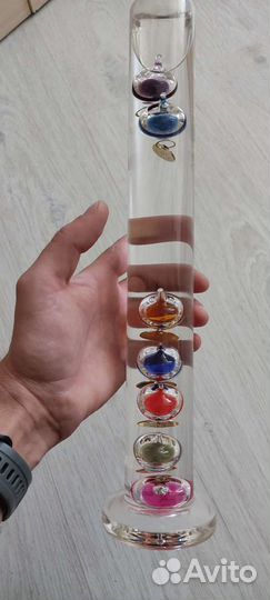 Термометр Галилео с поплавками