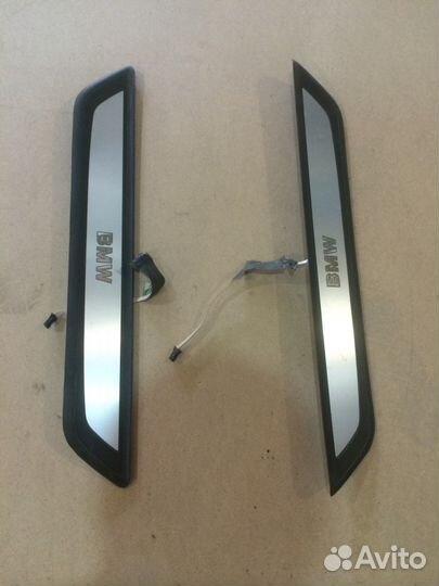 Накладки порога с подсветкой BMW 7 series F01