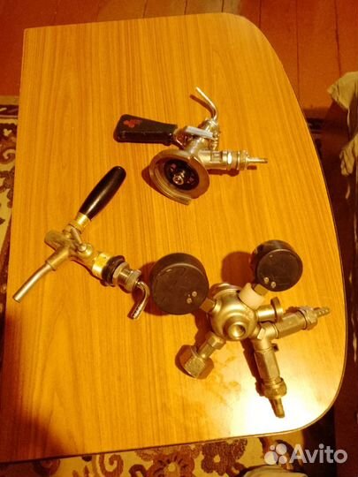 Кран пивной, редуктор, приёмная головка