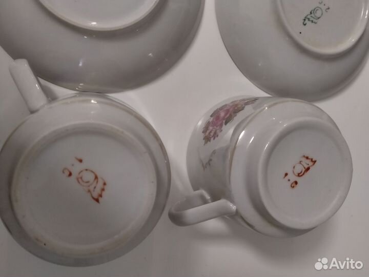 Чашки и блюдца СССР