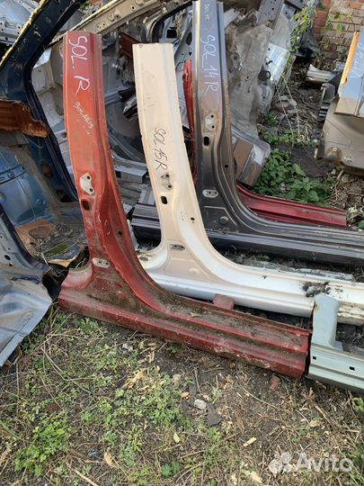 Порог со стойкой правый Hyundai Solaris 2011-2017